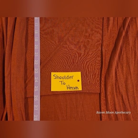 Rust Red Long Sleeve Tunic Shirt - Picture 7 of 8